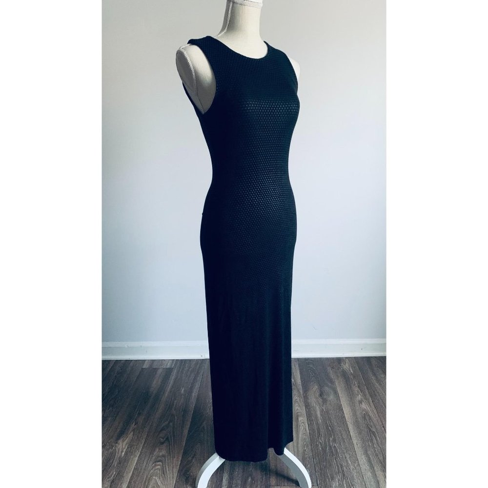 Betsey Johnson vintage slinky dot dress Small